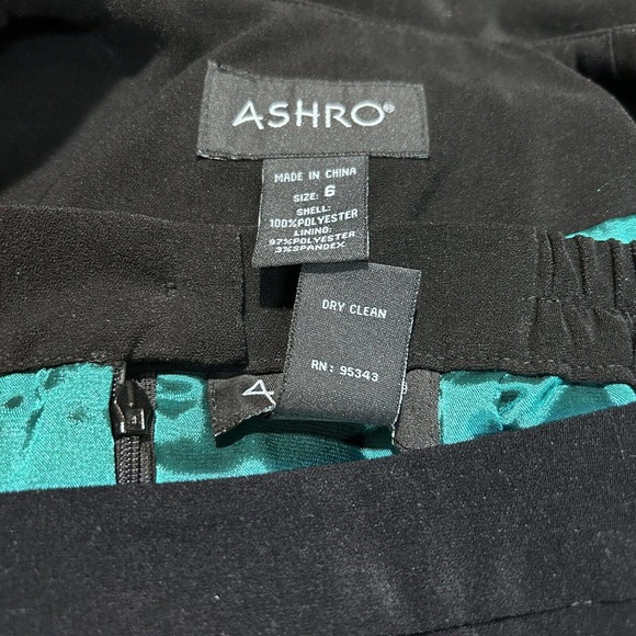 Ashro Business Formal Office Desk Dinner Cocktail Church Asymmetric Skirt Suit - Picture 13 of 15